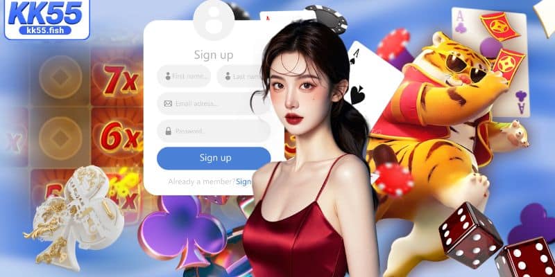 Các bước đăng ký tài khoản KK55 Các bước đăng ký tài khoản KK55