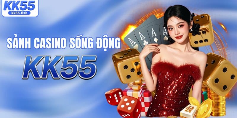 Sảnh casino tái hiện không gian sống động Sảnh casino tái hiện không gian sống động